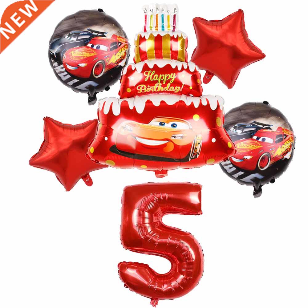 1 Set Disney Cars Lightning McQueen 32 Inch Number Aluminum