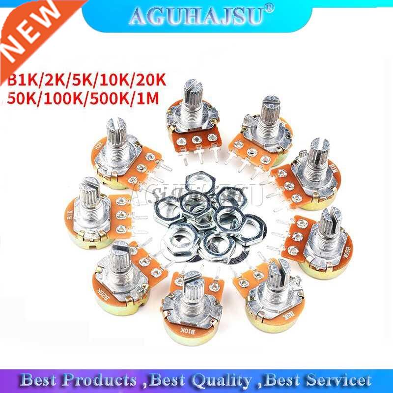 5pcs WH148 B1K B2K B5K B10K B20K B50K B100K B250K B500K B1M