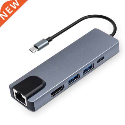 Hub Usb C 2 To HDMI-Compatible PD Charge 5 Ports Dock Statio