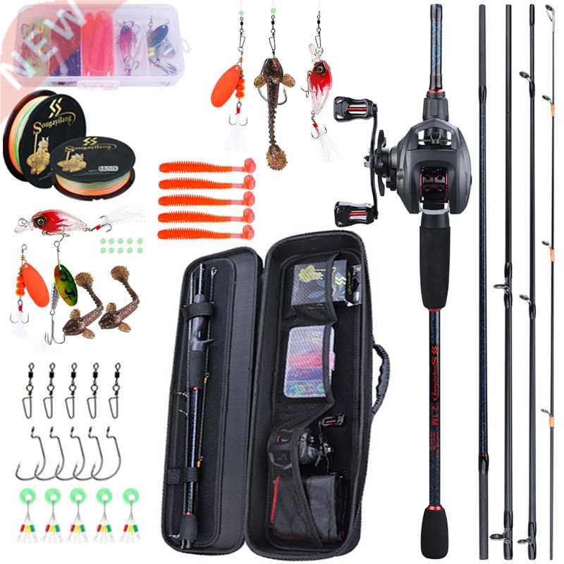 Sougayilang-Como de pesca portátil de viaje, de fundi