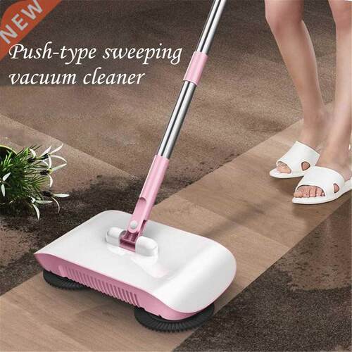 Hand Push Broom Robot Vacuum Cleaner Floor Home Kitchen Swee
