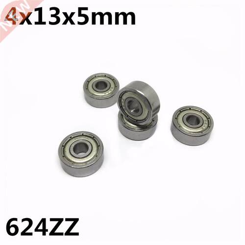 50Pcs 624ZZ R-1340HH 4x13x5 mm Deep groove all earing Mini