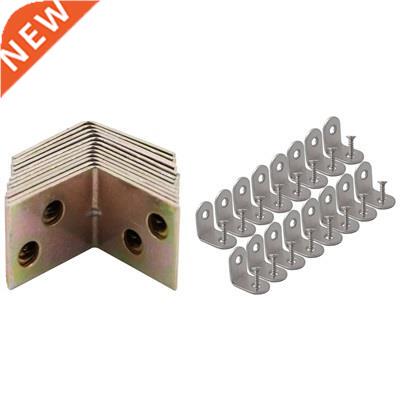 12Pcs Metal Shelf Support 90 Degree Right Angle Bracket