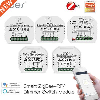 Moes ZigBee 3.0 Smart Light Switch Relay Module 1/2/3 Gang S
