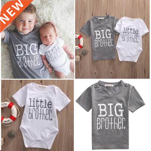 Drop Shipping Family Matching Clothes Little Brother Letter