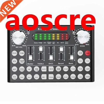 Professional Mixer DJ Live Equipment Sound Card Microphone S