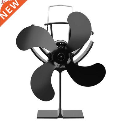 4 Blade Heat Powered Stove Fireplace Eco Fans Silent Fuel Sa
