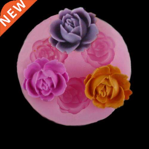 Rose Leaves Silicone Soap Mold Kitchen Accessories Cake Mold