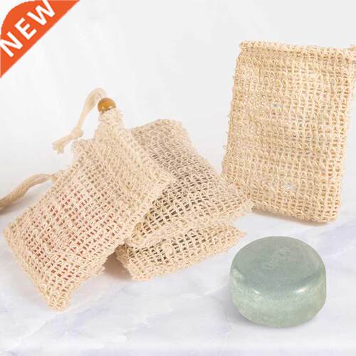 4pcs Sisal Hemp Soap Bag Blier Ramie Mesh Soap orage
