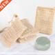 Soap Bag Blier 4pcs Mesh Hemp Ramie orage Sisal