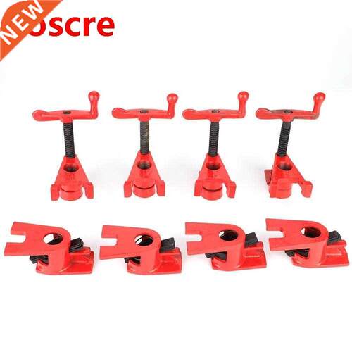 4 Set /4 inch Quick Release Heavy Duty Wide Base Iron Wood