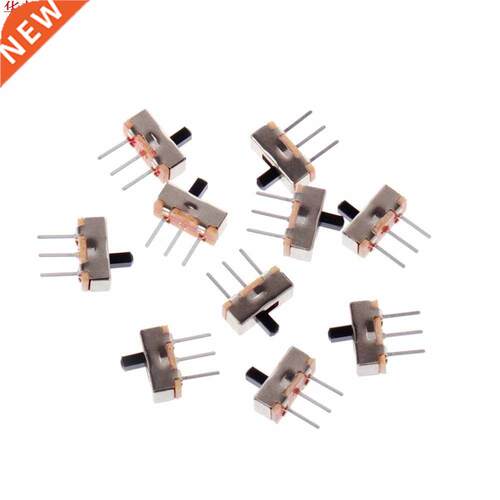10 Pcs 2 Position On/Off SPDT 1P2T  Pin PCB Panel Mini Vert