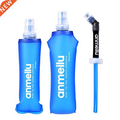 TPU Soft Folding Water Bottles BPA-Free Collapsible Flask