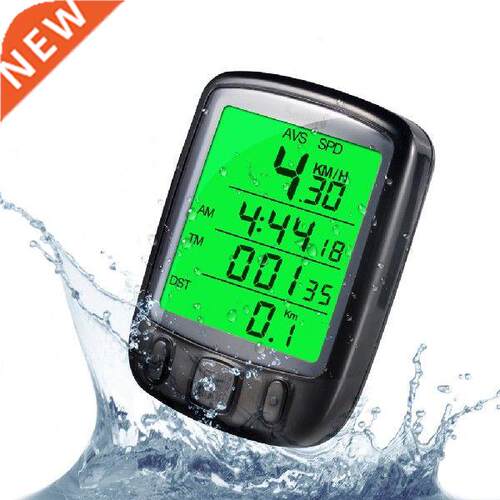 SUNDING Waterproof Bike Computer LCD Display Digital