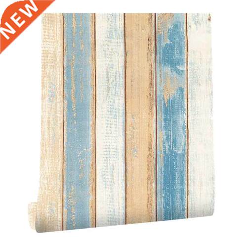 6M Vinyl 3D Mediterranean Wood Grain Paper Self Adhesive