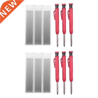 2 Set Carpenter Pencils,Solid Carpenter Pencils With Built-I