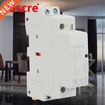 2P Household Contactor 25A 24V Contactor 2NO 50/60HZ Din Rai