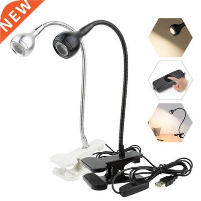 3W Student Learning LED Clip Desk Lamp 5v Eye Protection Tab