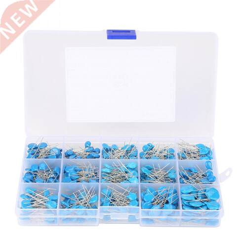 450Pcs 100pF-10000pF 15 Value 3kV Ceramic Capacitors Assortm