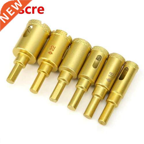 Foret Metaux 6Pcs Diamond Hole Drill Bit Cutter for Marble G