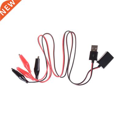 USB lligtor Clips Crocodile Wire Mle/femle To USB Tester