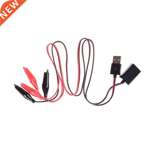 USB lligtor Clips Crocodile Wire Mle/femle To USB Tester