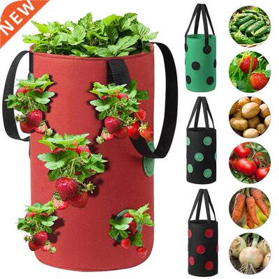 Strawberry Planting Felt Bag Garden Potatoes Potted Vertical