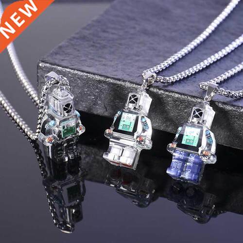 2021 Hip Hop reet yle New Robot Pendant Men and Women Ne