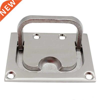 Square Flush Pull Ring Handles Recessed Boat Hatch Latch Cab