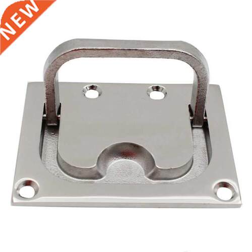 Square Flush Pull Ring Handles Recessed Boat Hatch Latch Cab