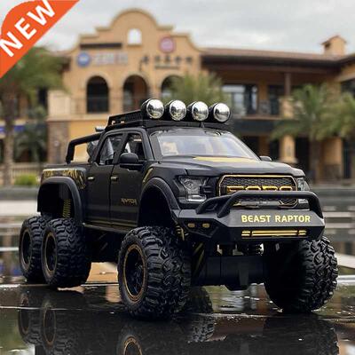 1/28 Ford Raptor F150 Alloy Car Modified Off-Road Vehicle Mo