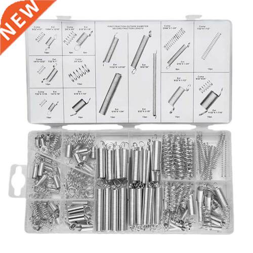 200 Piece Extension and Compression Spring Combination Kit M