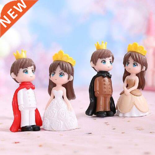 2Pcs/set Mini Miniature Figurine Couples Cake Decoration