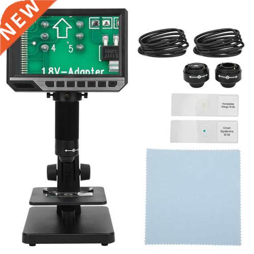 HD Digital Microscope 2000X 7in IPS Screen Lithium Battery O