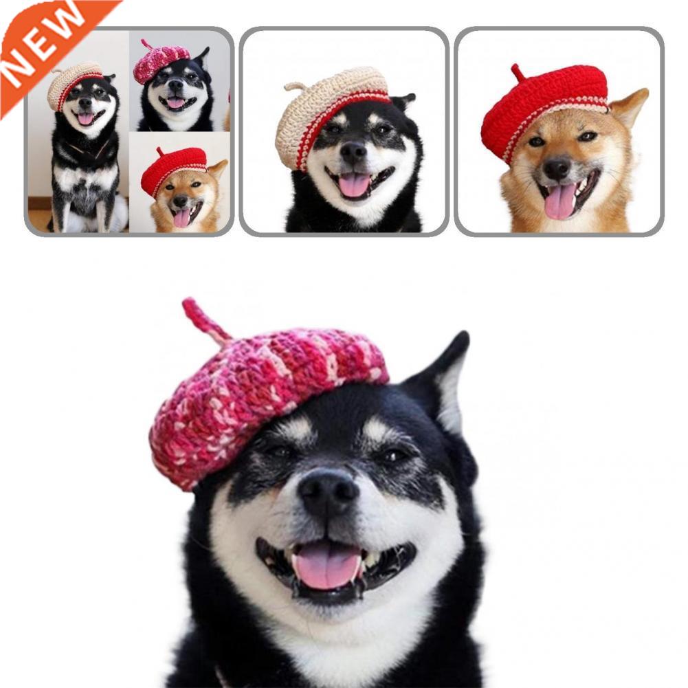 Stylish Puppy Cap Soft Touch All-matched Pet Berets Puppy D