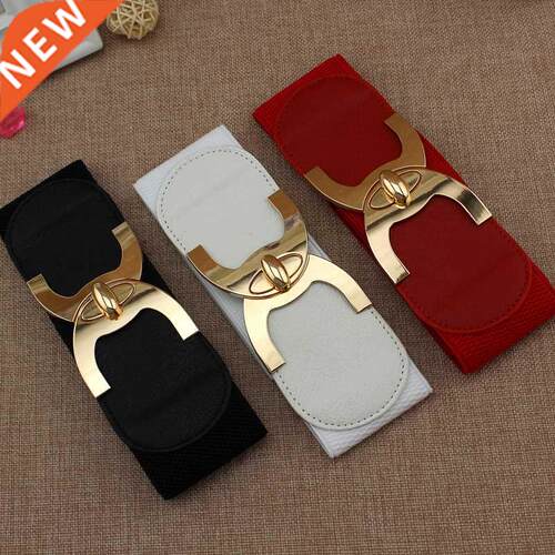 65cm Female Rotatng Lock Wastband Wde Elastc Belt for Wo