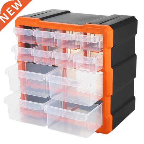 Drawer PP+PS Parts Storage Box Multiple Compartments Slot Ha
