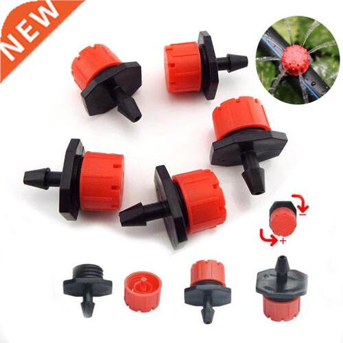 50pcs Adjustable Dripper Micro Drip Irrigation Watering Spri