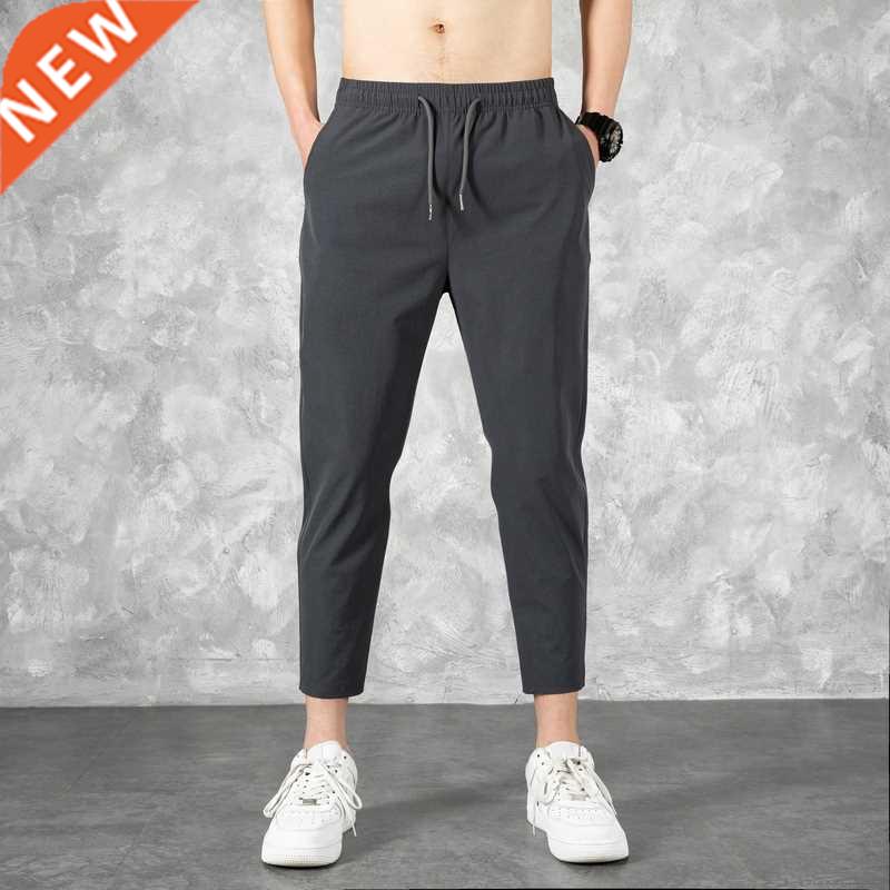 Ice Silk Quick Drying Casual Trousers Man Korean Version New