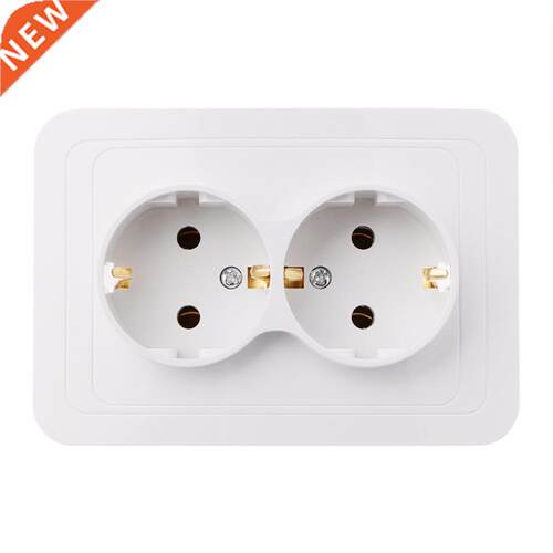 220V/16A 118x80mm EU Double Ground Socket Househd Industri