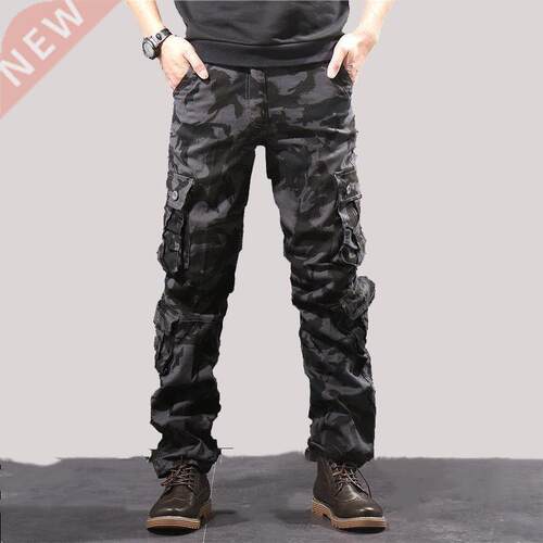 Autumn Winter Casual Cotton Pants Men Loose Army Tactical Pa