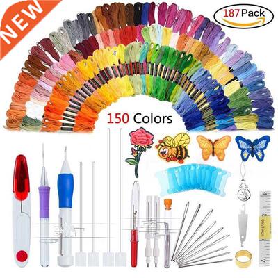 Magic DIY Hand Embroidery Pen Patch Knitting Sewing Tool Kit