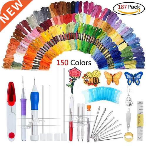 Magic DIY Hand Embroidery Pen Patch Knitting Sewing Tool Kit