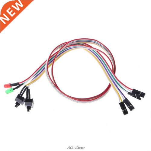 PC Case Red Green LED Lamp ATX Power Supply Reset HDD Switch