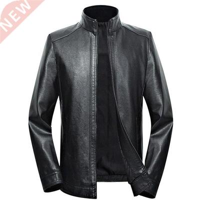 Plus size men split leather jacket 5XL 6XL 7XL 2021 spring a