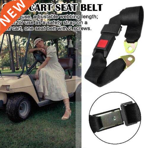 Adjustable Golf Cart Seat Belt Polyester 128 1pc I0Z1
