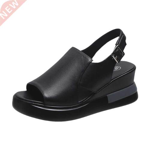 Thick-soled Wedge Sandals Women 2022 New Summer High-heeled