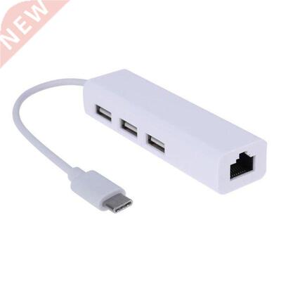 ALLOYSEED RJ45 Network Cable Port to Type-C Adapter support