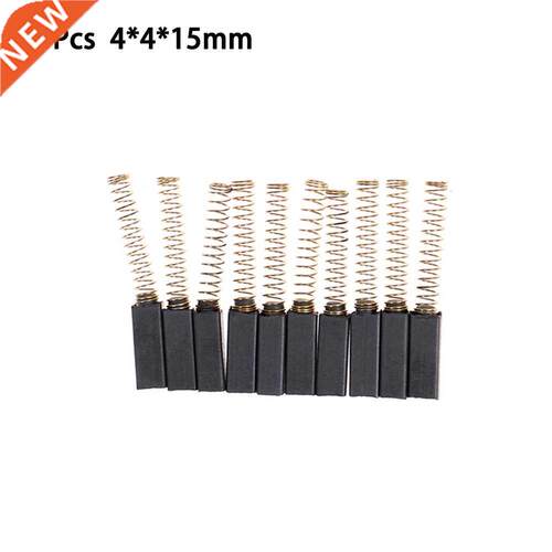 10pcs 15x4x4mm Carbon Brushes For DC Device Motor Power Tool