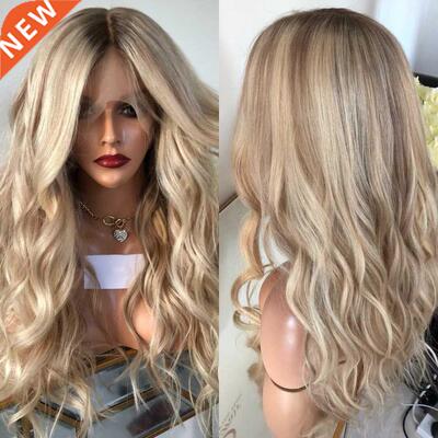 Synthetc Lace Front Wg Nature Wavy 613 Blonde Brown Ombre